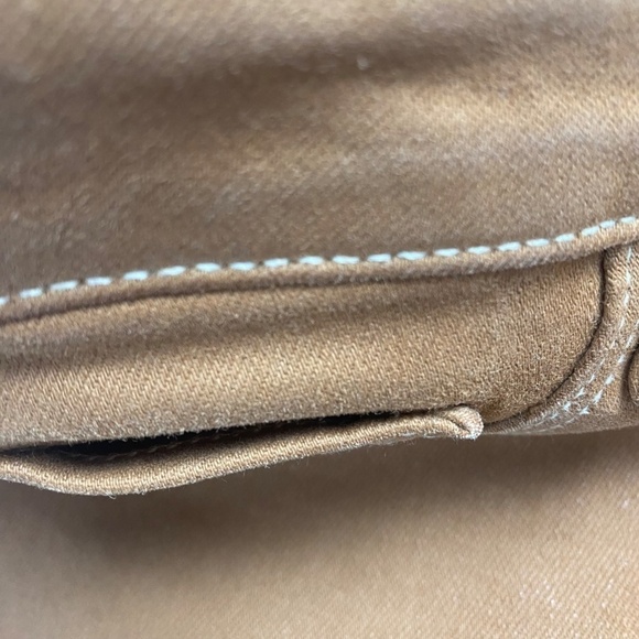 L'AGENCE - MARGOT COATED IN JAVA/ NATURAL CONTRAST DENIM Size 26 - Picture 8 of 9